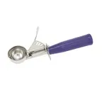 image of Winco ICD-40 Size 40 Stainless Steel Ice Cream Disher with Plastic Handle