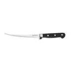 image of Winco KFP-74 Acero 7" Steel Fillet Knife w/ Black POM Handle