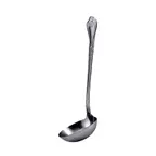 image of Winco LE-4 Elegance Stainless Steel 13" 1 Piece 4 oz. Gravy Serving Ladle