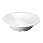 image of Winco MMB-12W - 12 oz White Melamine Soup/Cereal Bowl, 6‑3/8" Dia, Heat‑Resist, Dish‑Safe - 1 Dozen
