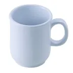 image of Winco MMU-8W - Bulbous 8 oz Melamine Mug, 2-15/16" Dia x 3-5/8" H, 212°F, Dishwasher Safe - 1 Dozen