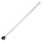 image of Winco MSLH-10T Measuring Spoon, 18/8 Stainless Steel, 14-5/8" Long Handle 1-Tsp