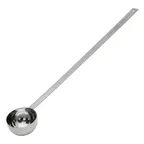 image of Winco MSLH-20TB Measuring Spoon, 18/8 Stainless Steel, 14-5/8" Long Handle, 2-Tbsp