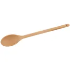 image of Winco NS-15T 15" Tan Nylon Solid Serving Spoo, One-Piece, Heat Resistant Up To 400°F (204°C)