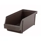 image of Winco OGZ-1B Brown Cutlery Bin Organizer - 12"L x 5"W x 4-1/8"H