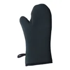 image of Winco OMNP-15 Neoprene Non-Slip Oven Mitt / Stain & Water Resistant, Black