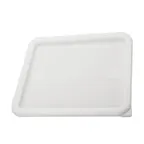 image of Winco PECC-L 18 & 22 Qt. White Square Polyethylene Container Cover