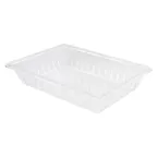 image of Winco PFSF-5C Clear Colander, Rectangular, Polycarbonate - 26"L X 18"W X 5"H