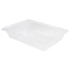 image of Winco PFSF-8C Clear Colander, Rectangular, Polycarbonate - 26"L X 18"W X 8-1/2"H