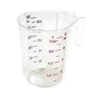 image of Winco PMCP-25 1 cup Measuring Cup, Polycarbonate, Clear