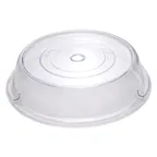 image of Winco PPCR-12 Clear 12" Round Polycarbonate Plate Cover - Stackable 