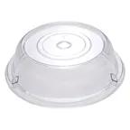 image of Winco PPCR-9 Clear 9" Round Polycarbonate Plate Cover - Stackable 