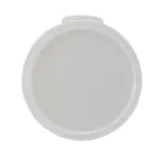 image of Winco PPRC-24C 2 and 4 Qt. White Food Storage Container Cover, Round