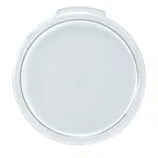 image of Winco PTRC-24C NSF Round Cover for 2 & 4 Qt Storage Containers, Polypropylene, Translucent