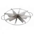 image of Winco SCU-8 Stainless Steel 10" Pie Cutter - 8 Cut