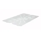 image of Winco SP71DS Poly-Ware Full Size Clear Polycarbonate Drain Shelf