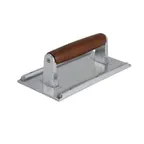 image of Winco SWA-5 Steak Weight, 1 lbs, 5-1/4" x 9", Cast Aluminum