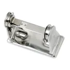 image of Winco TTH-1 Toilet Tissue Holder, Single Roll, Steel, Chrome Plated