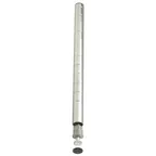 image of Winco VC-48P 48" Chrome-Plated Shelf Post for Wire Shelves