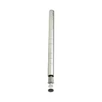 image of Winco VC-8P 8" Chrome Plated Shelf Post for Wire Shelves