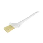 image of Winco WBRP-20H 2" Wide Boar Bristle Pastry Brush w/ Concave Head & Hook, Plastic Handle