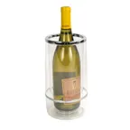 image of Winco WC-4A Wine Cooler, 4-1/2" Dia. X 9-1/4"H, Round, Acrylic, Clear
