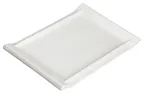 image of Winco WDP017-114 Tallaro Porcelain Platter 15-5/8" x 10-5/8", Narrow Rim, Dishwasher Safe - 12/Case
