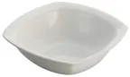 image of Winco WDP020-101 Kester Bright White 5-1/2" Square Porcelain Bowl, Dishwasher Safe - 36/Case