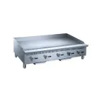 image of Dukers Appliance Co DCGM60 60" Countertop Manual Gas Griddle, 3/4" Steel Plate, 150.000 BTU