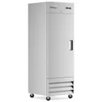 image of Coldline C-1RL 29" 1-Solid Door Reach-In Refrigerator, 23 cu. ft., Bottom Mounted