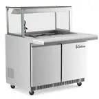 image of Coldline CBT48-LT 47"  Refrigerated Employee-Service Salad Bars, 14 cu. ft.