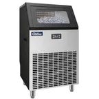 image of Coldline EIC270 Ice Maker, 22" Black & Stainless Steel, Half‑Cube, 270 lb/Day, 50 lb Bin, 115V R290