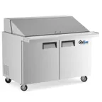 image of Coldline SMP48-T 48" 2-Section Mega Top Sandwich and Salad Prep Table, 18 Pans, Stainless Steel