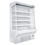 image of Coldline SOC-61-W 61" Open Air Refrigerated Merchandiser in White, 4 Shelves, 21.1 cu. ft.