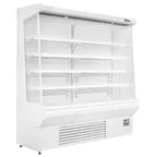 image of Coldline SOC-76-220-W 76" Open Air Refrigerated Merchandiser in White, 4 Shelves, 27.1 cu. ft.