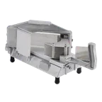 image of Global Solutions by Nemco GS4100-A Tomato Slicer, 3/16" Manual Straight Blade, Aluminum Housing, Non‑Skid Feet