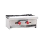 image of American Range ARSHP-24-2 24" Countertop Gas Hotplates w/ (2) Burners, 18" Depth, 64.000 BTU