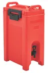 image of Hubert 32685 CenPro Insulated Beverage Dispenser, 5‑Gal Plastic, Red, 10‑1/2" W x 17" D x 25‑3/4" H