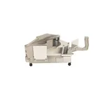 image of Hubert 79572 Chronos® Tomato/Vegetable Slicer, 8"W x 8"D x 15"H, Stainless Blades, Aluminum, 3/16" Slicing