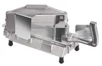 image of Hubert 83330 Chronos® Tomato Slicer, 8"W x 15"D x 8"H, Aluminum, Stainless Steel Blades, 1/4" Slices, Electric