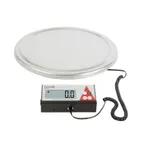 image of Taylor Precision 5265117 Keg Scale – 440 lb Capacity, 0.2 lb Res, 16” Stainless Steel Platform, 6’ Cord, IPX5