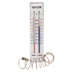 image of Taylor Precision 5327 Indoor/Outdoor Thermometer, -40° to 100°F, Tube Type Display