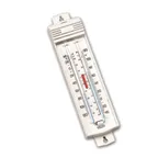 image of Taylor Precision 5460 Max/Min Thermometer, Indoor/Outdoor, -40° to 120°F, Permacolor, Button Reset
