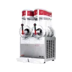 image of Omcan USA 49080 Bowl Type Non-Carbonated Granita/Frozen Drink Machine w/3.9 gal -1600W/115V- Double