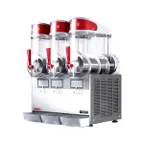 image of Omcan USA 49083 Bowl Type Non-Carbonated Granita/Frozen Drink Machine w/2.6 gal -1300W/115V- Triple