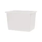 image of Winholt TUB-8L-BL Blue Bulk Goods Tub w/ 8 Bushel Capacity