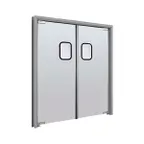 image of Curtron SPD-20-AL-DBL-4896 Service-Pro® Series 20 Double Swinging Door