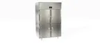 image of Delfield DSLH2-SH 2-Section Heated Holding Cabinet, 46.5 cu ft, 2-Door Solid Stainless Steel, 6 Adjustable Wire Shelves