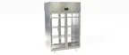 image of Delfield DSLHPT2-G 2-Section Heated Holding Cabinet, 4-Door, Clear Glass, 46.5 cu ft Capacity, Stainless Steel