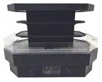 image of Hydra-Kool HKMI-100S 98" Air Curtain Island Merchandiser, Self Contained, 2 Shelves